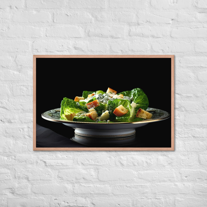 Caesar Salad Framed poster 🤤 from Yumify.AI