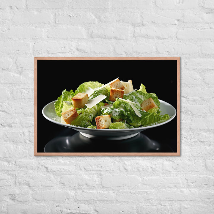 Caesar Salad Framed poster 🤤 from Yumify.AI