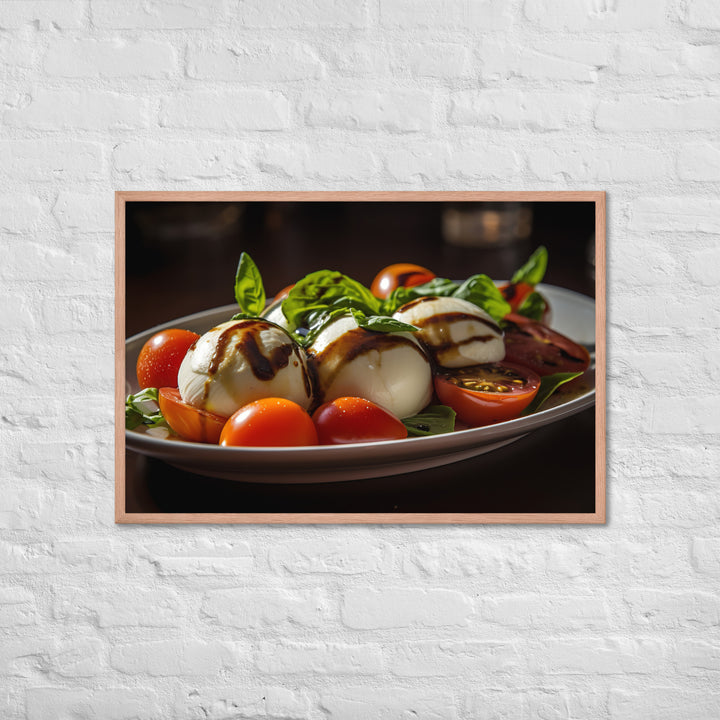 Grilled Caprese Salad Framed poster 🤤 from Yumify.AI