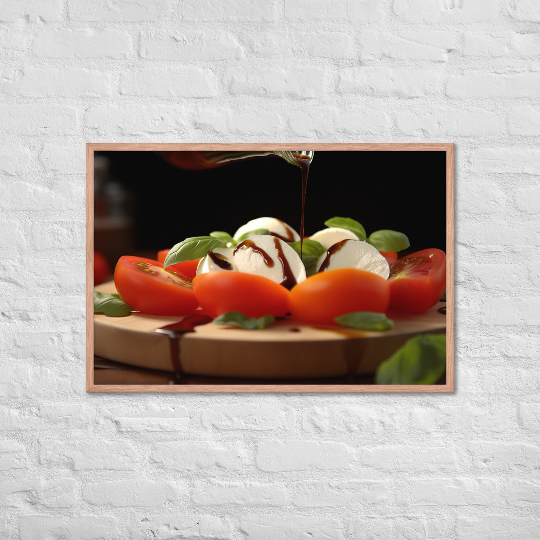 Caprese Salad Framed poster 🤤 from Yumify.AI