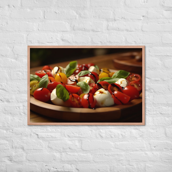 Caprese Salad Framed poster 🤤 from Yumify.AI