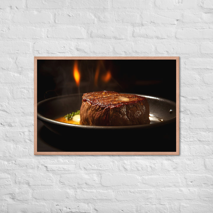 Sizzling Filet Mignon Framed poster 🤤 from Yumify.AI