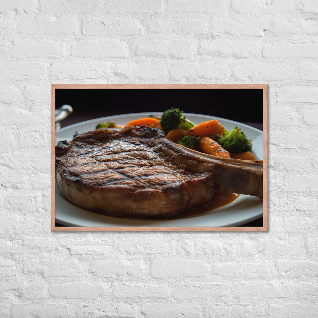 Grilled Ribeye Framed poster 🤤 from Yumify.AI