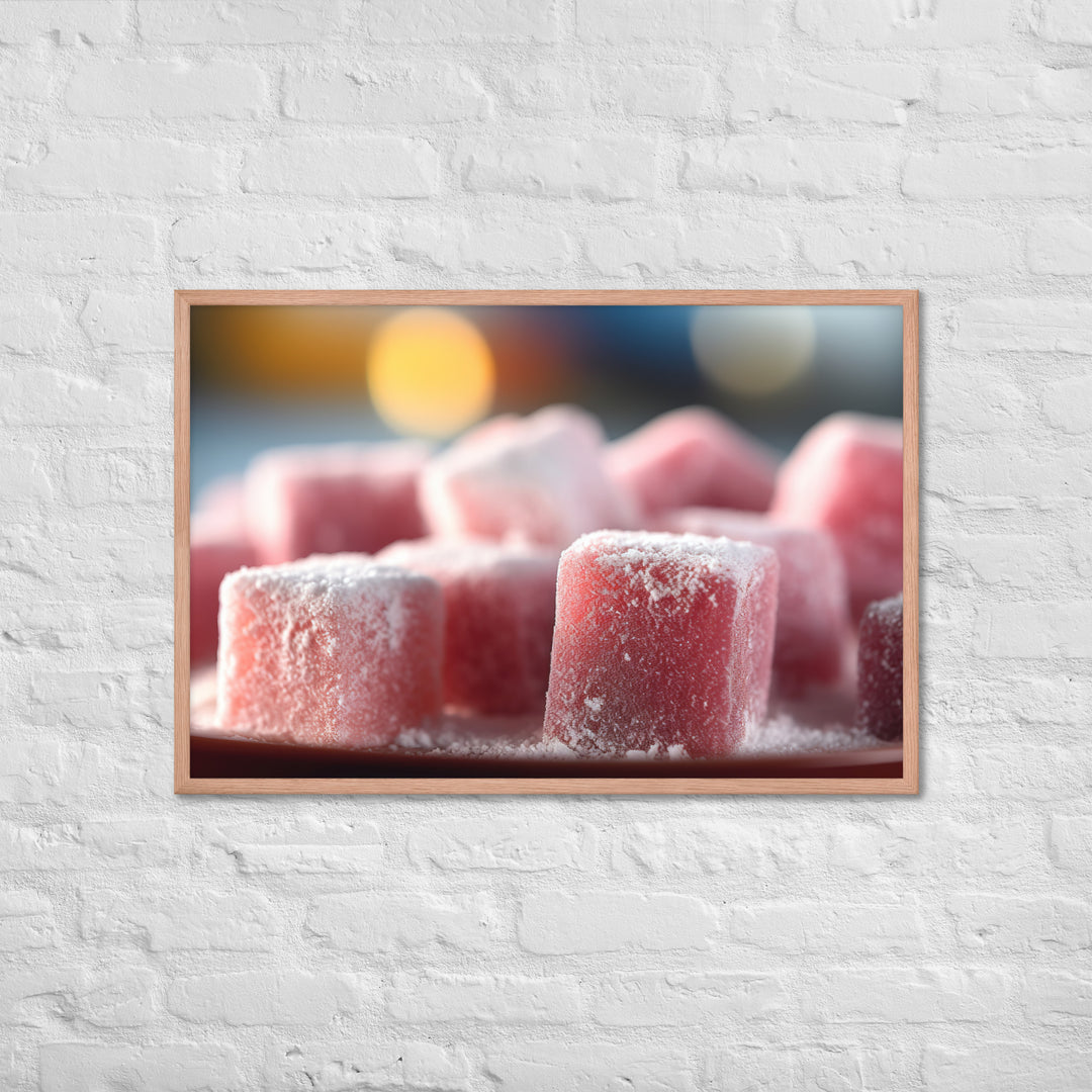 Turkish Delight Framed poster 🤤 from Yumify.AI