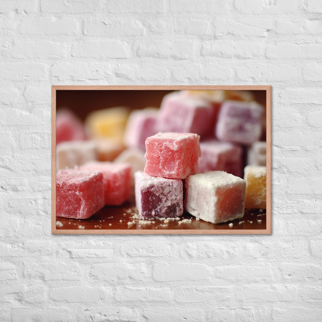 Turkish Delight Framed poster 🤤 from Yumify.AI