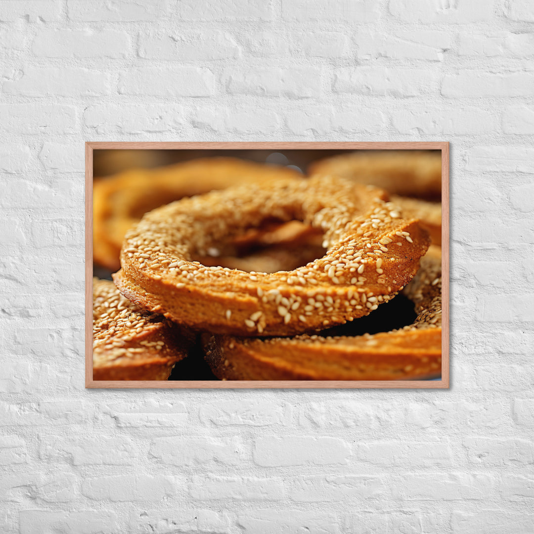 Simit Framed poster 🤤 from Yumify.AI