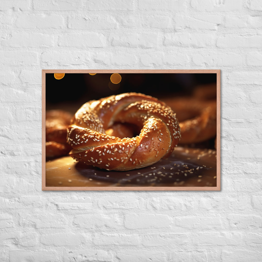 Simit Framed poster 🤤 from Yumify.AI