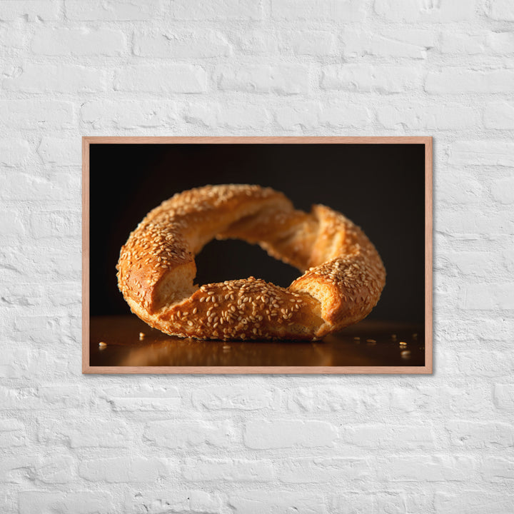 Simit Framed poster 🤤 from Yumify.AI