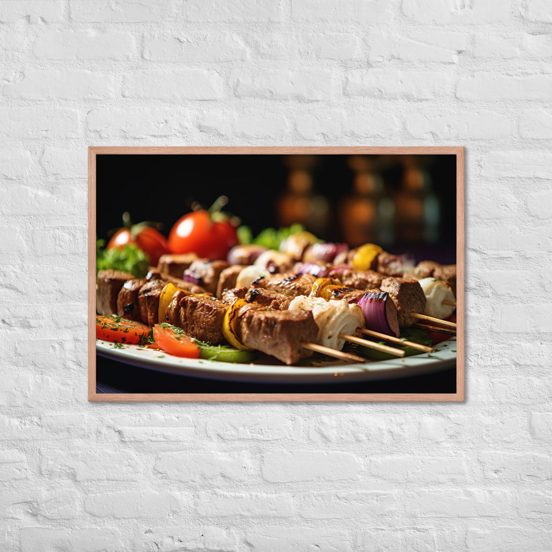 Kebab Framed poster 🤤 from Yumify.AI