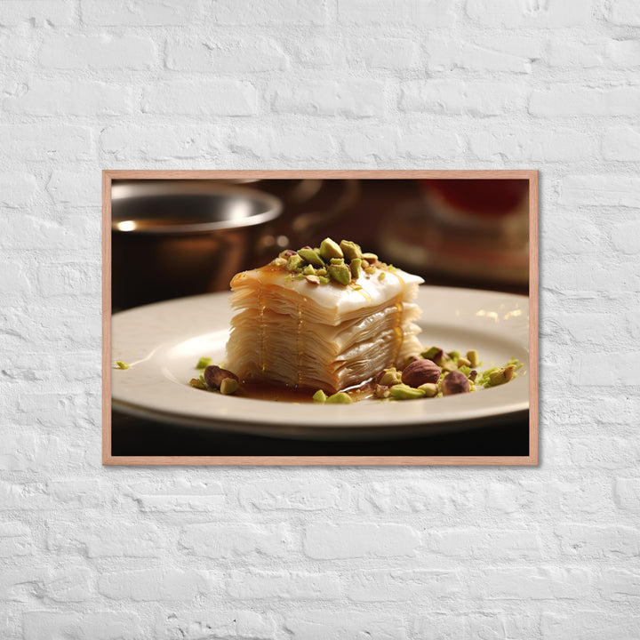 Baklava Framed poster 🤤 from Yumify.AI