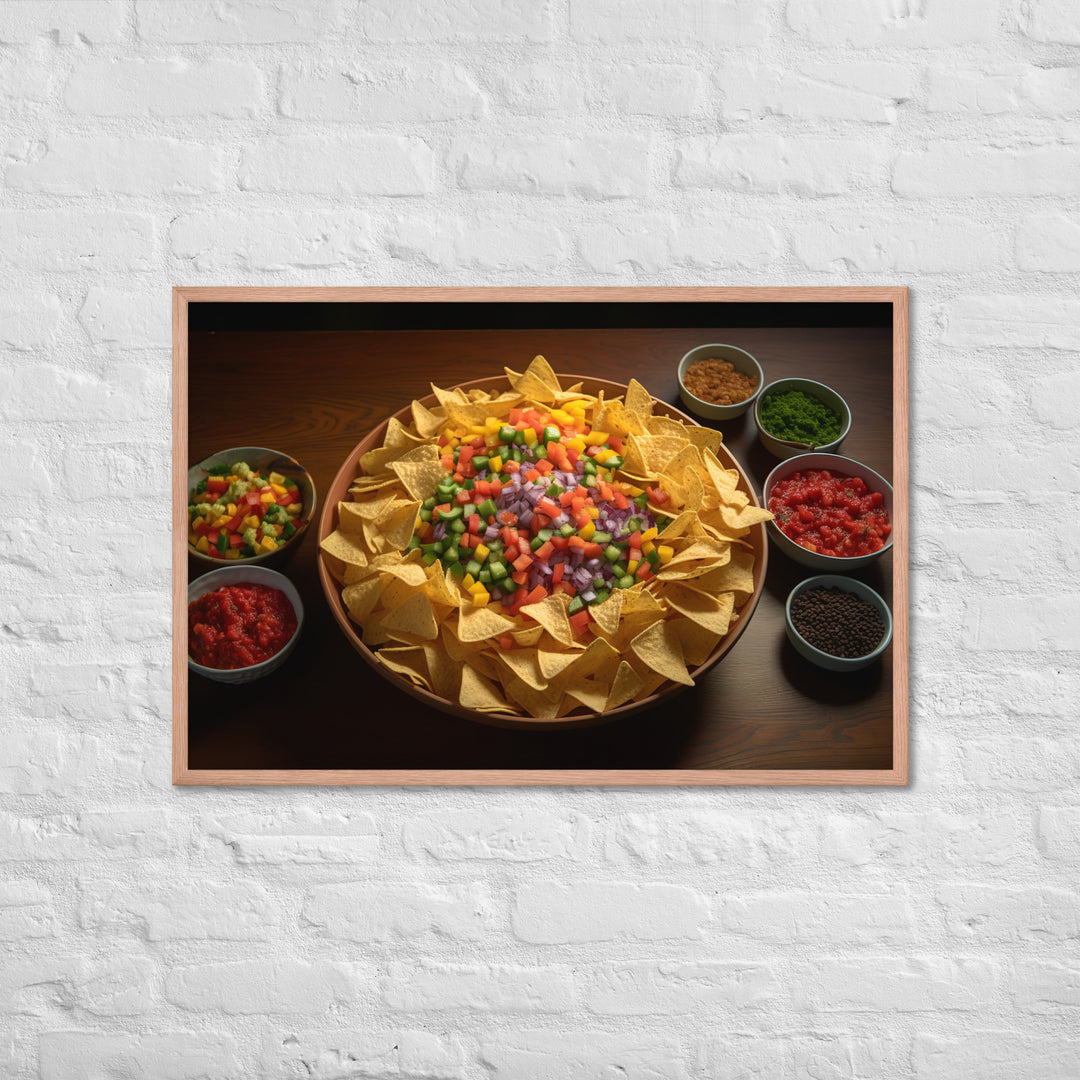 Party Perfect Chips and Salsa Framed poster 🤤 from Yumify.AI