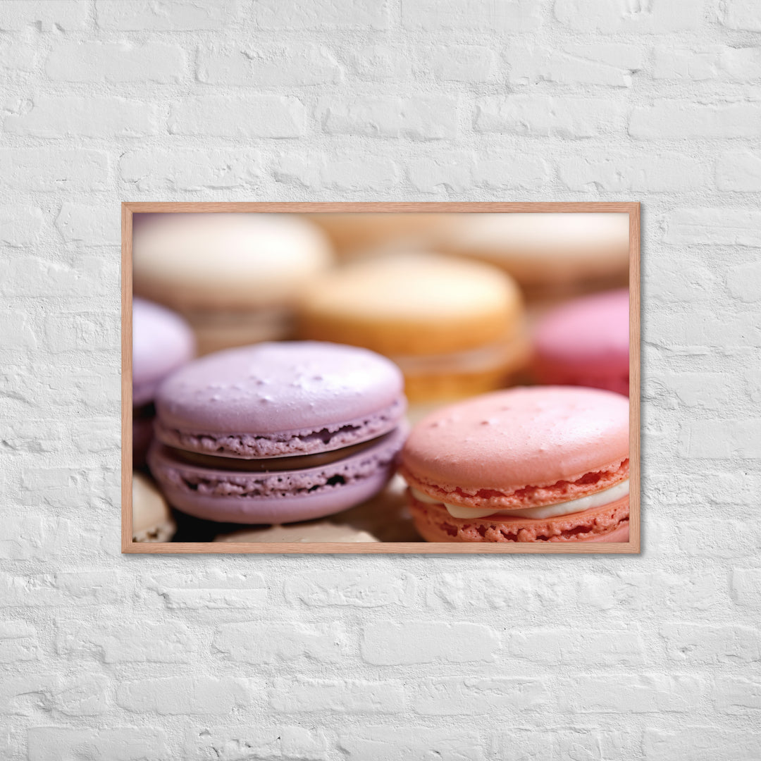 Macarons Framed poster 🤤 from Yumify.AI