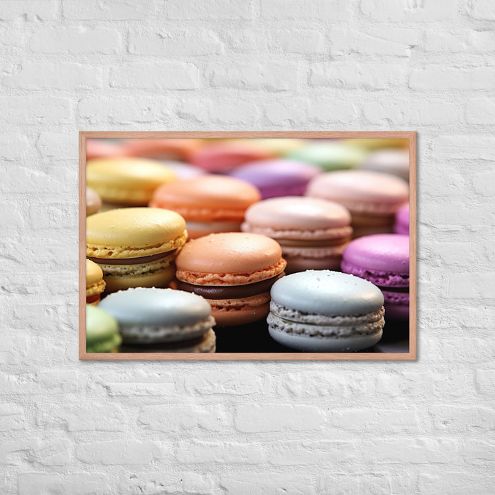 Macarons Framed poster 🤤 from Yumify.AI