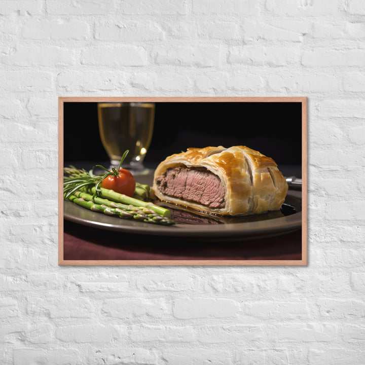 Beef Wellington Framed poster 🤤 from Yumify.AI