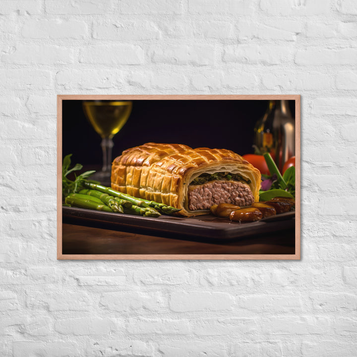 Beef Wellington Framed poster 🤤 from Yumify.AI