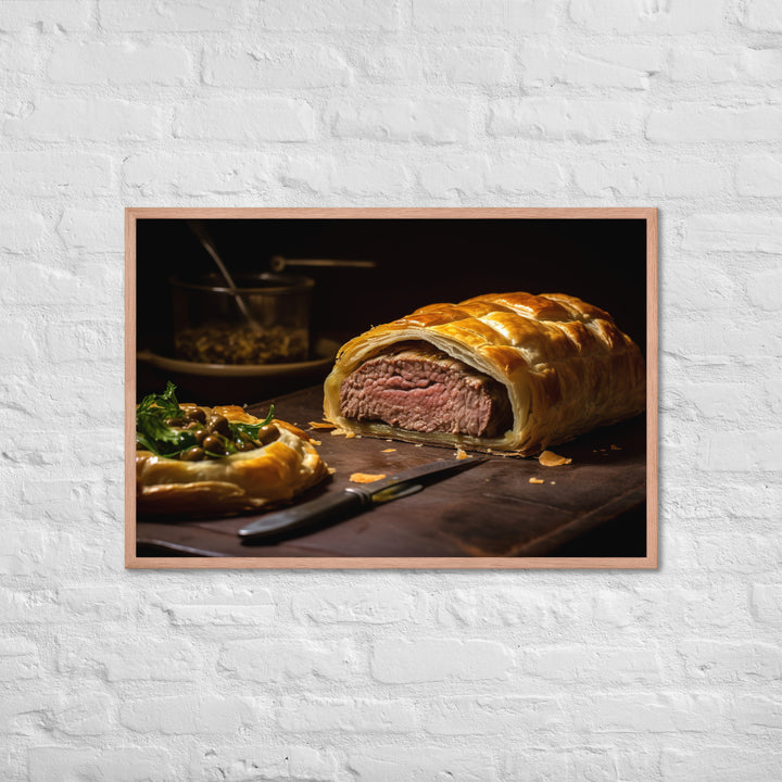 Beef Wellington Framed poster 🤤 from Yumify.AI