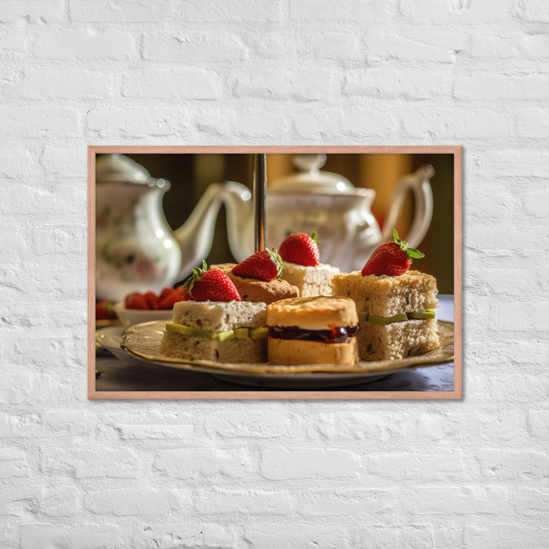 Afternoon Tea Framed poster 🤤 from Yumify.AI