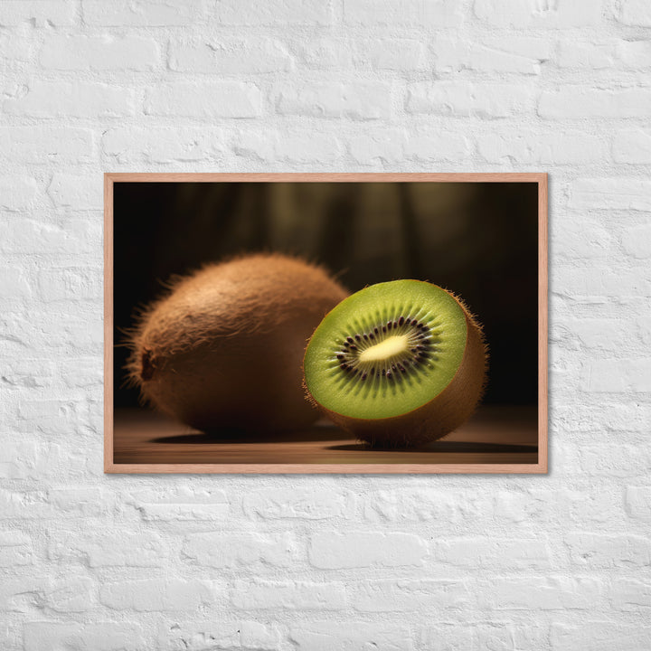 Kiwi Framed poster 🤤 from Yumify.AI