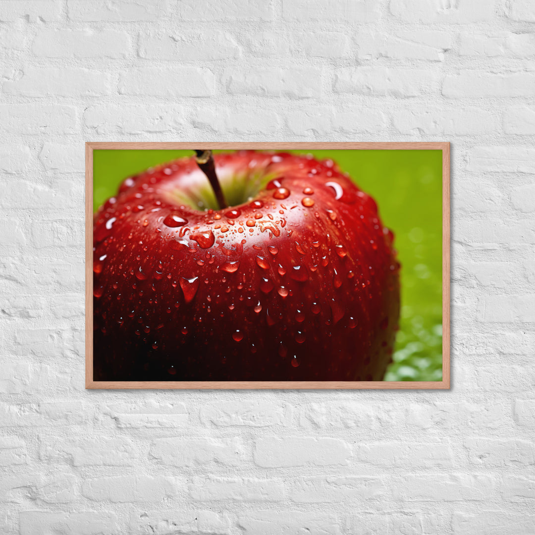 Apple Framed poster 🤤 from Yumify.AI