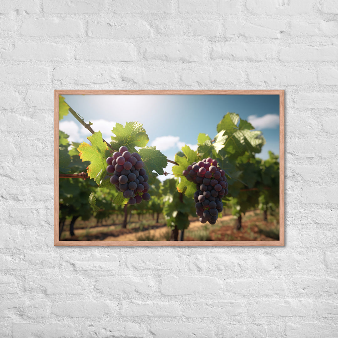 Vineyard Beauty Framed poster 🤤 from Yumify.AI