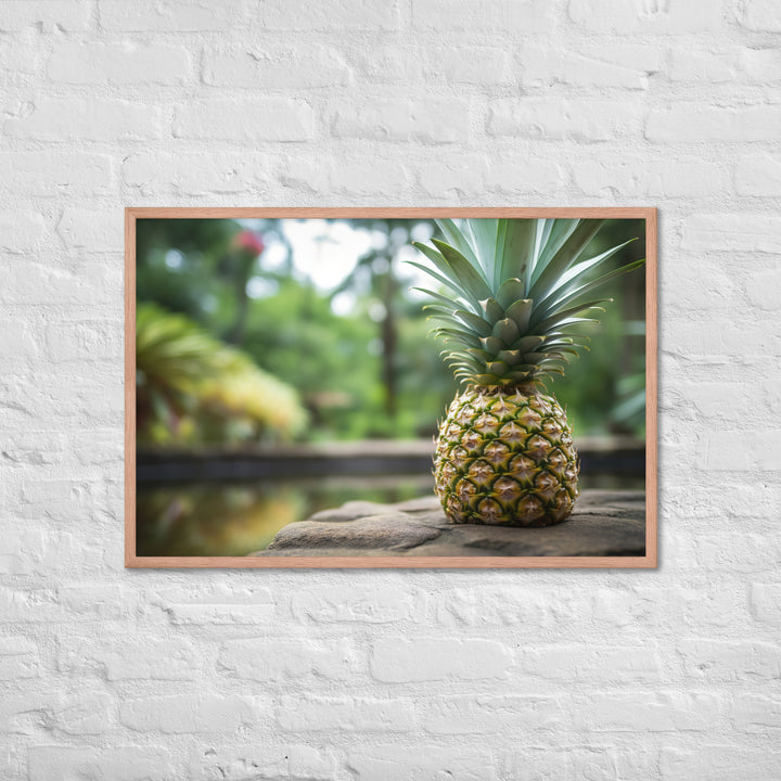 Tropical Oasis Framed poster 🤤 from Yumify.AI