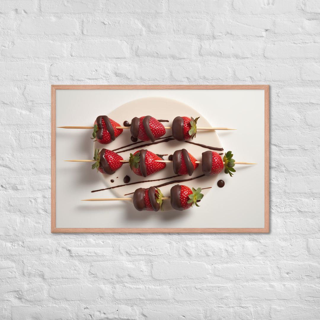 Sweet Summer Snack Framed poster 🤤 from Yumify.AI