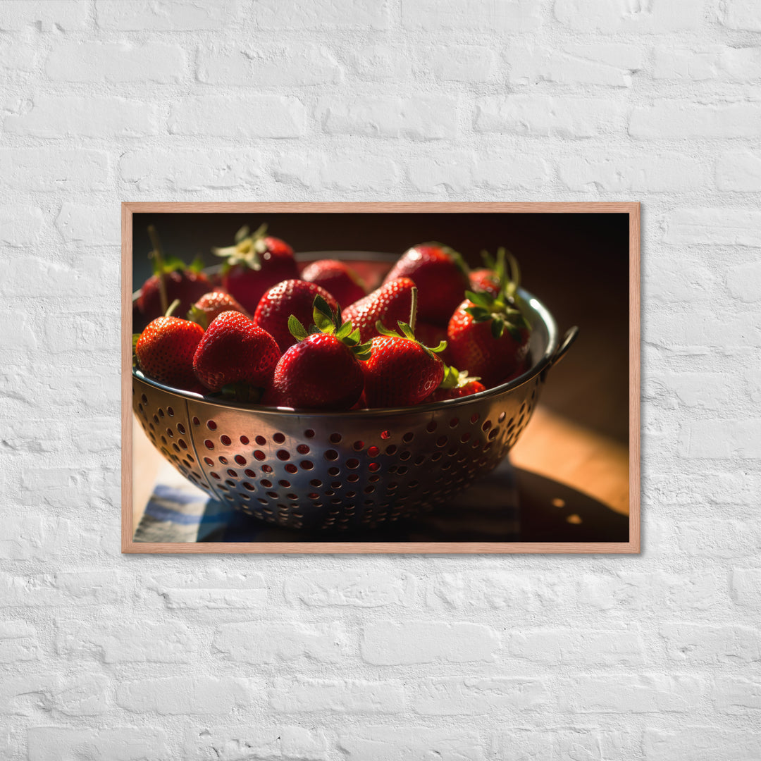 Sun Kissed Berries Framed poster 🤤 from Yumify.AI