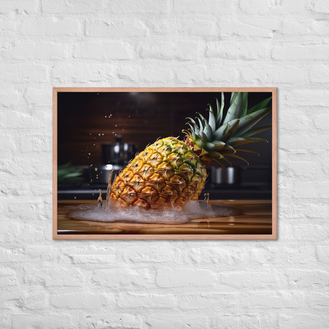 Summer Refreshment Framed poster 🤤 from Yumify.AI