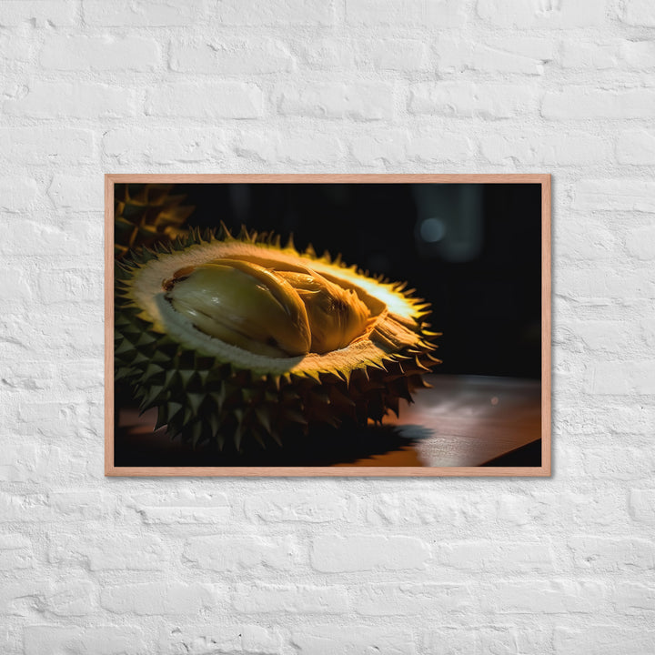 Durian Framed poster 🤤 from Yumify.AI