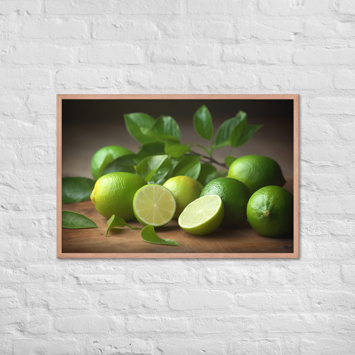 Lime and Mint Framed poster 🤤 from Yumify.AI