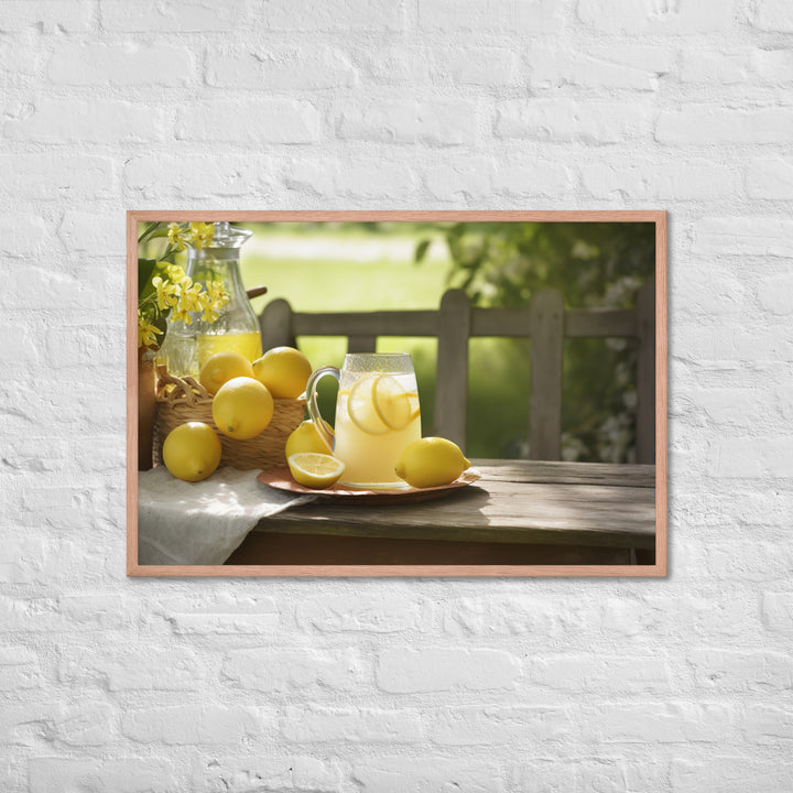 Lemonade Stand Framed poster 🤤 from Yumify.AI