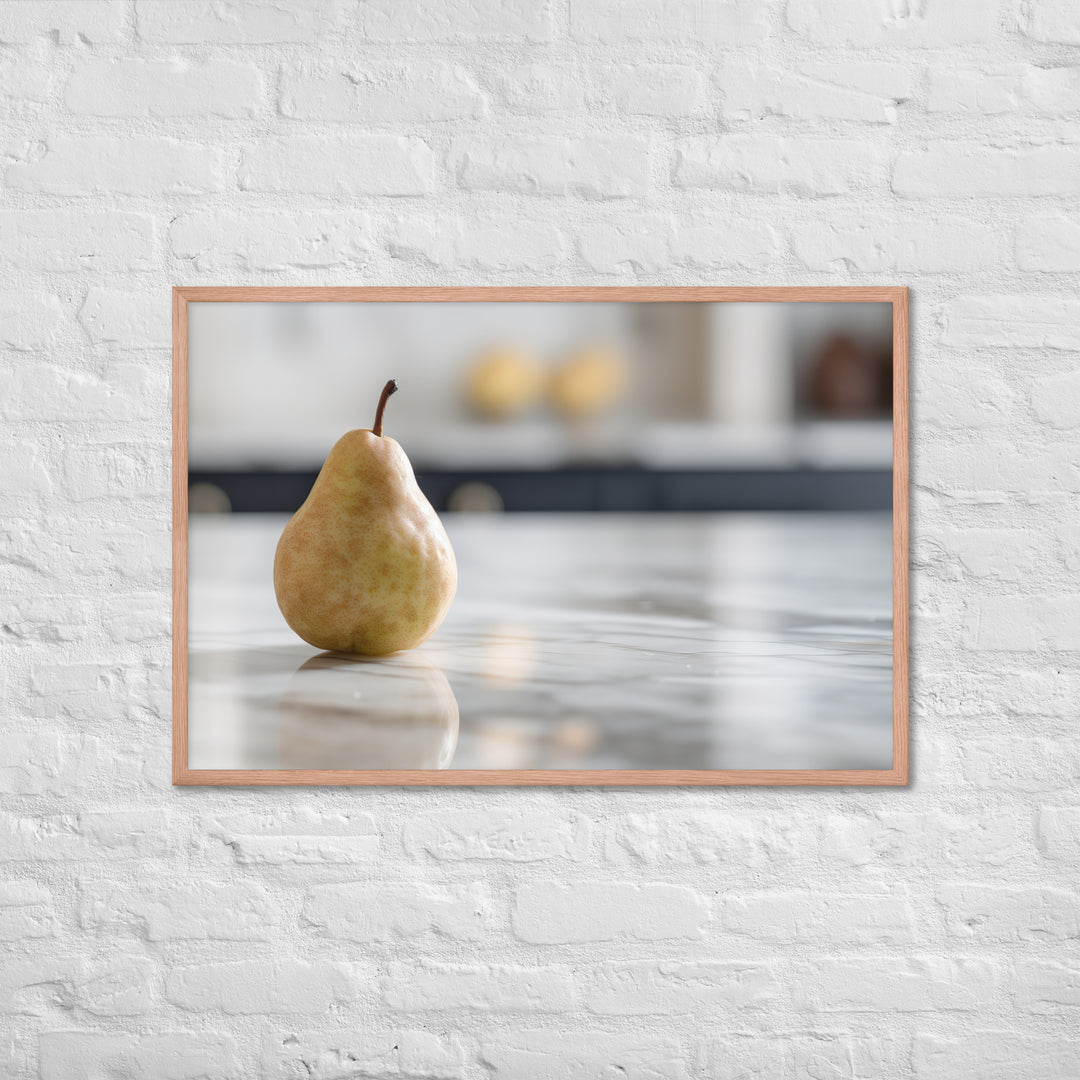 Bosc Pears Framed poster 🤤 from Yumify.AI