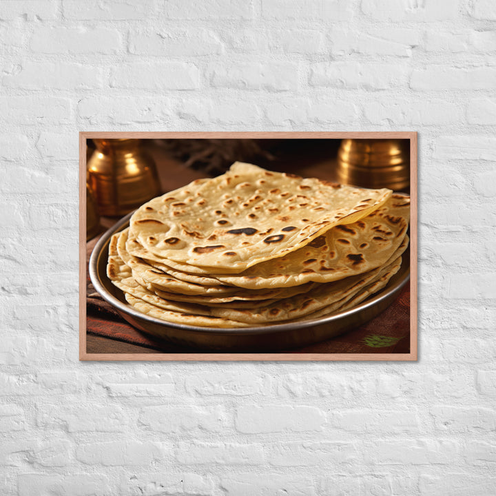 Chapati Framed poster 🤤 from Yumify.AI