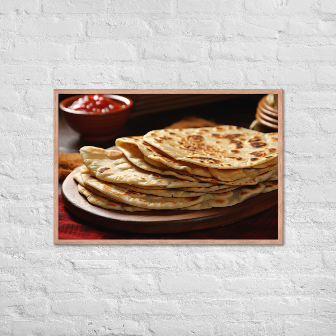 Chapati Framed poster 🤤 from Yumify.AI