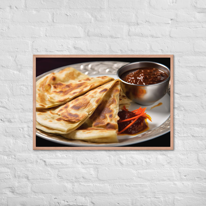 Roti Prata Framed poster 🤤 from Yumify.AI