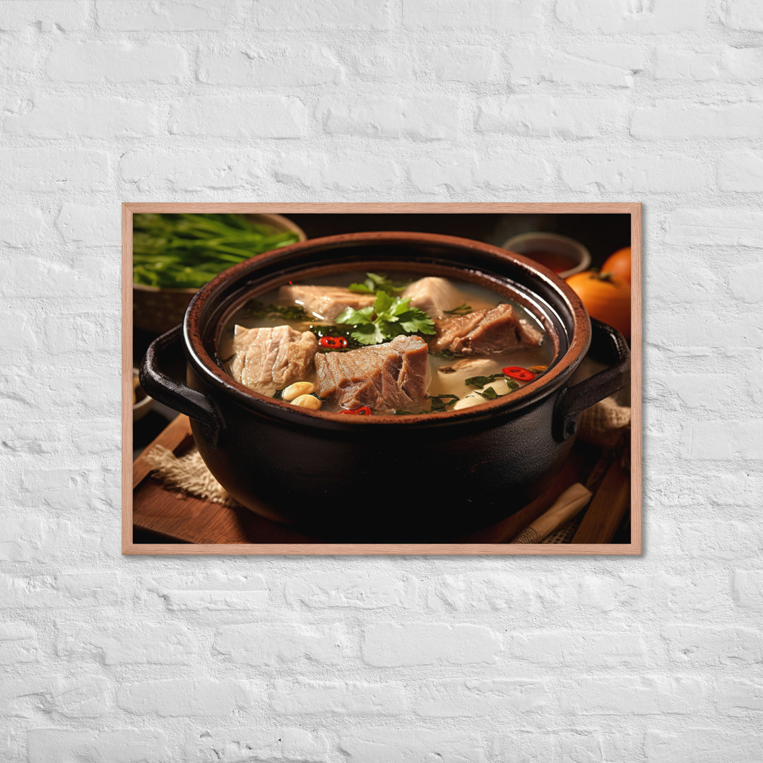 Bak Kut Teh Framed poster 🤤 from Yumify.AI