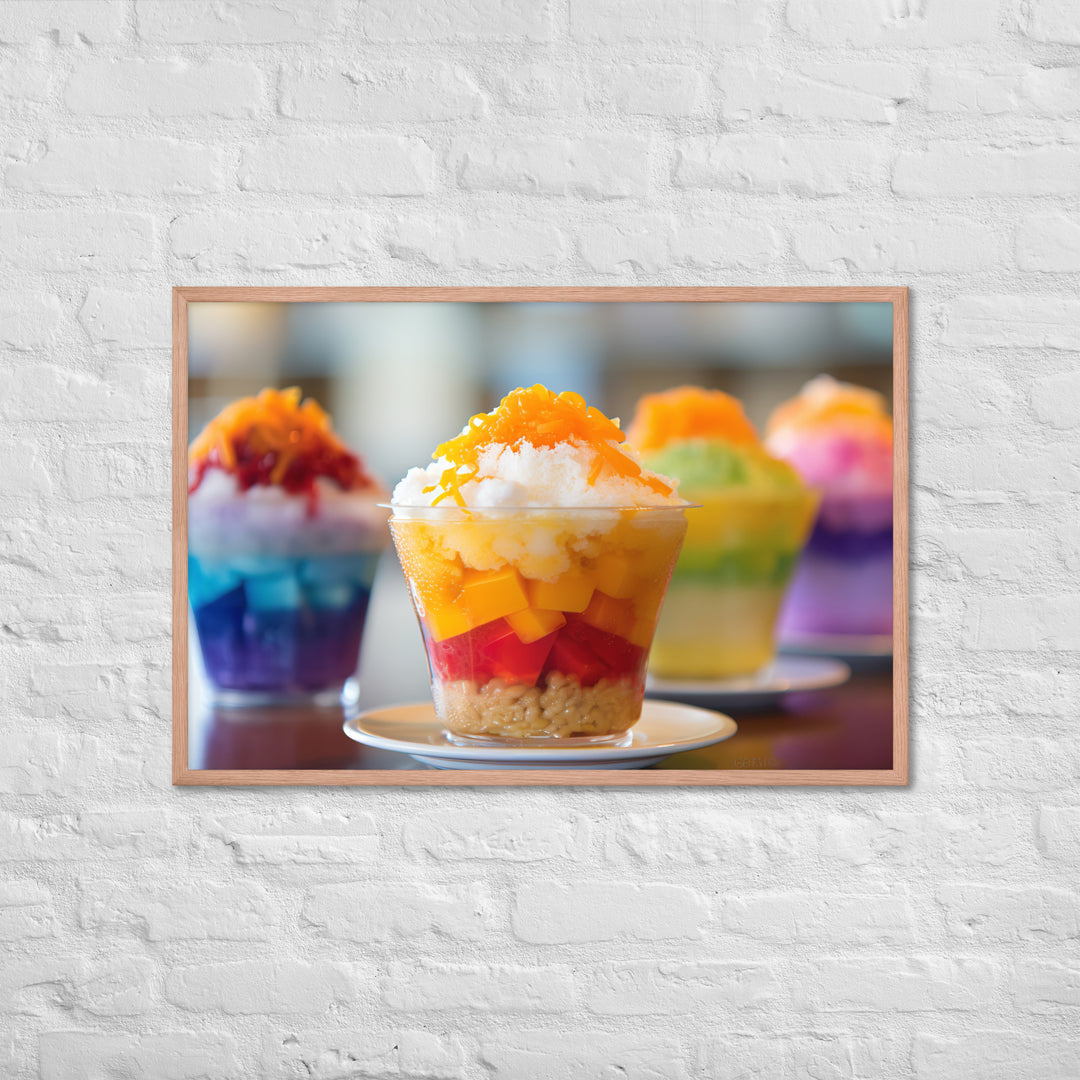 Halo Halo Framed poster 🤤 from Yumify.AI