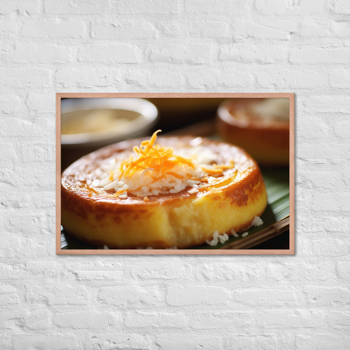 Bibingka Framed poster 🤤 from Yumify.AI