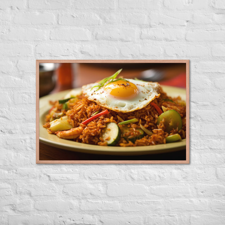 Nasi Goreng Framed poster 🤤 from Yumify.AI