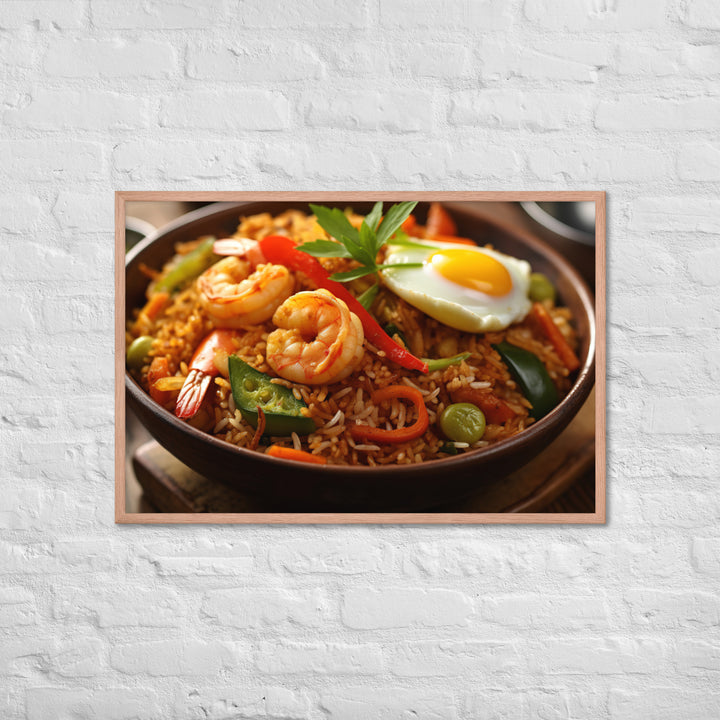 Nasi Goreng Framed poster 🤤 from Yumify.AI