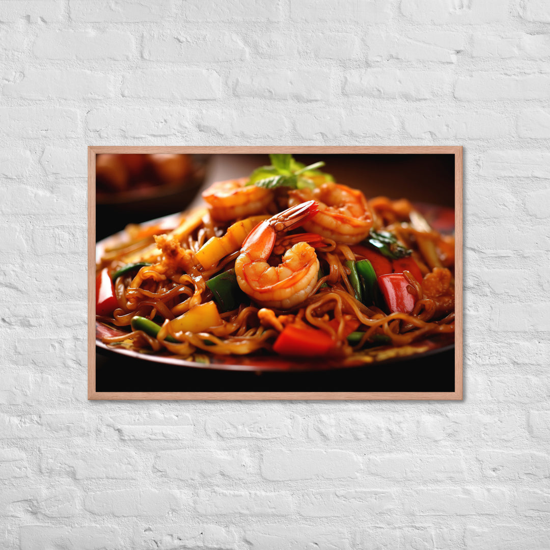 Mee Goreng Framed poster 🤤 from Yumify.AI