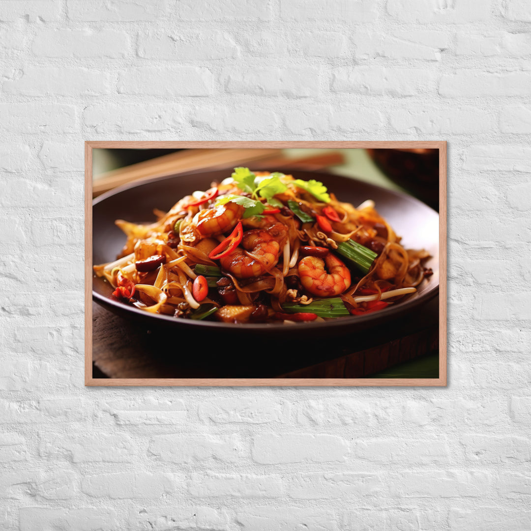 Char Kway Teow Framed poster 🤤 from Yumify.AI