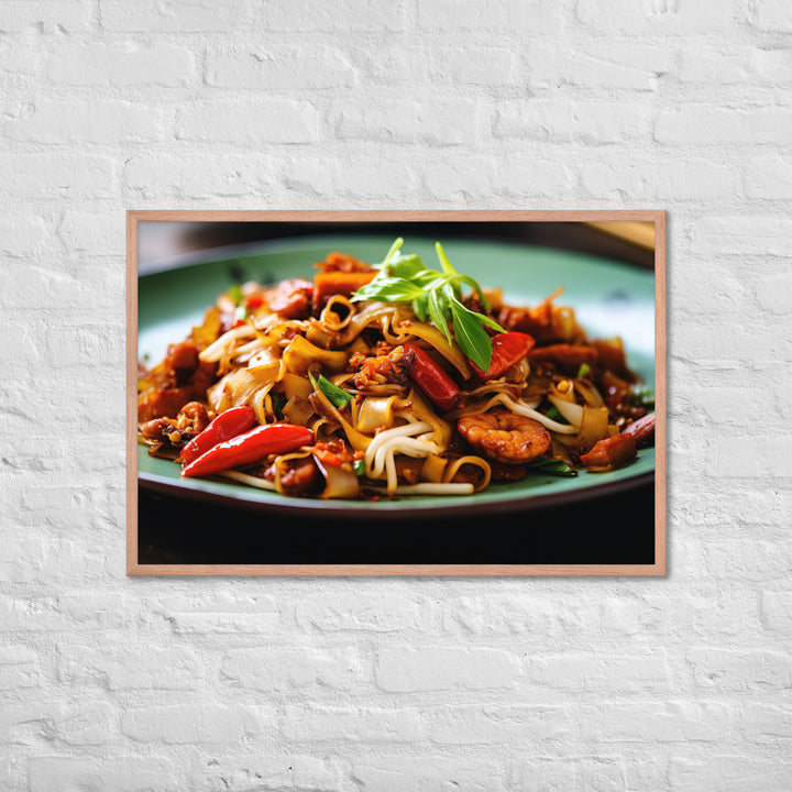 Char Kway Teow Framed poster 🤤 from Yumify.AI