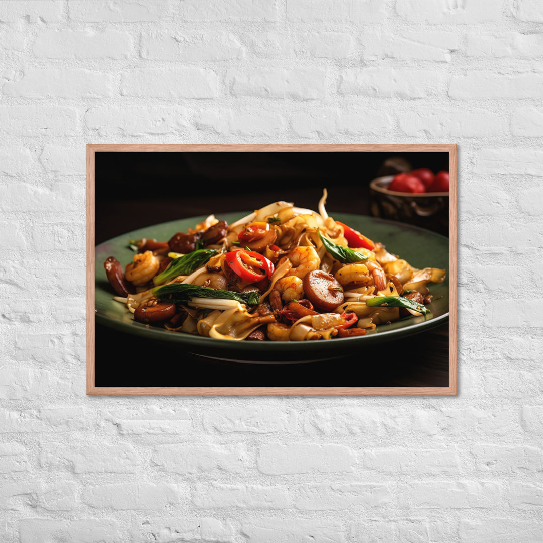 Char Kway Teow Framed poster 🤤 from Yumify.AI