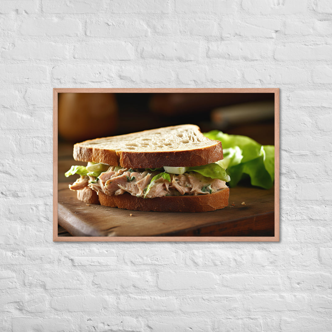 Tuna Salad Sandwich Framed poster 🤤 from Yumify.AI