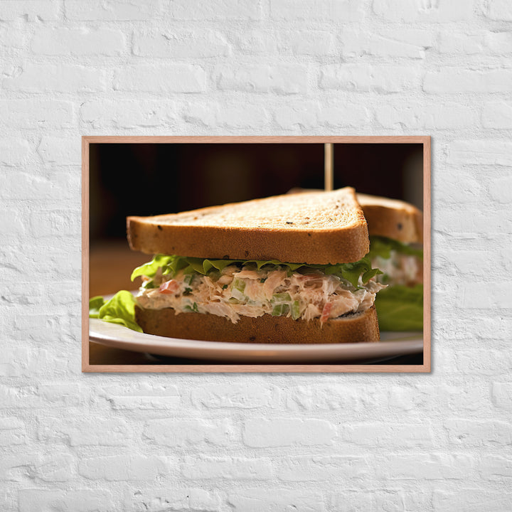 Tuna Salad Sandwich Framed poster 🤤 from Yumify.AI