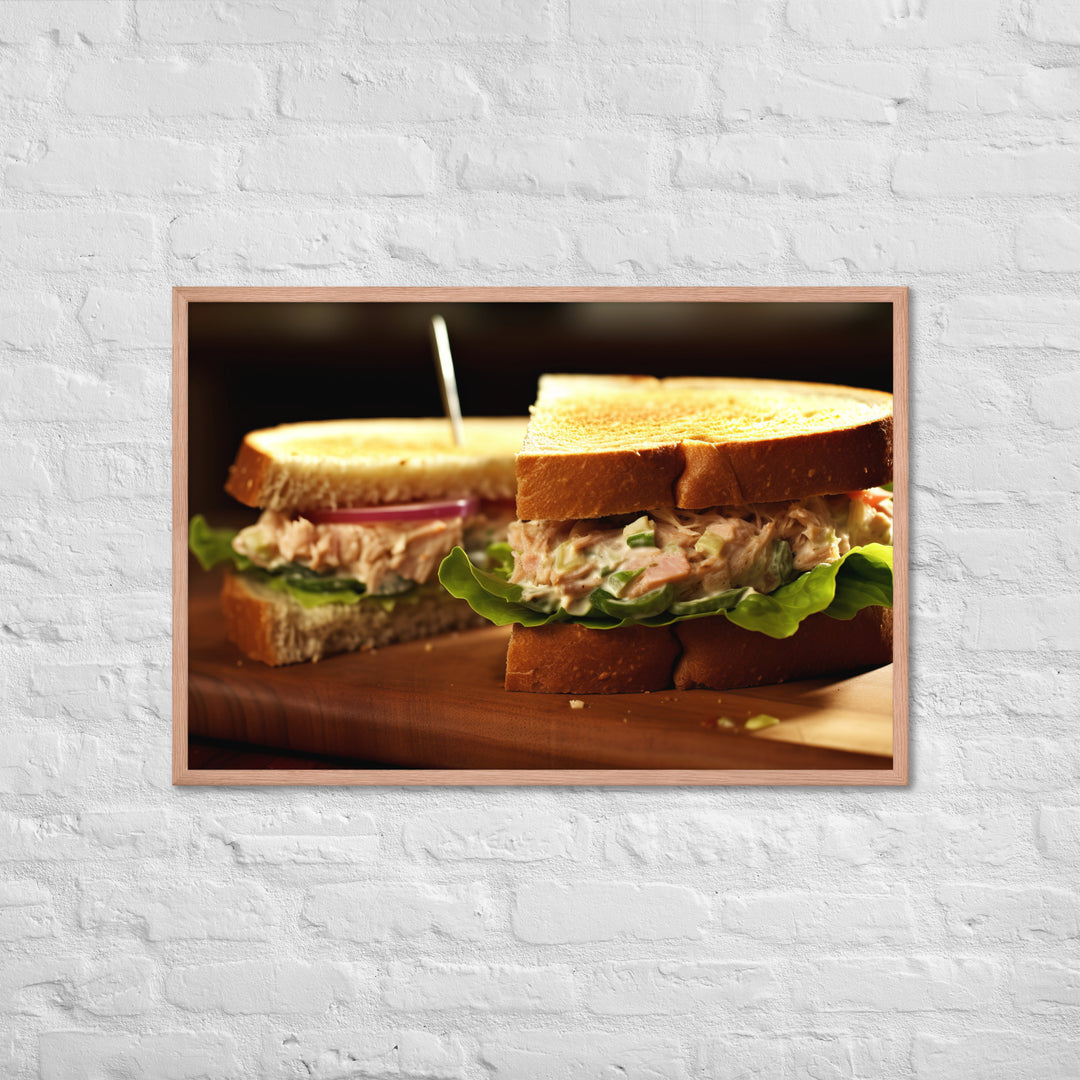 Tuna Salad Sandwich Framed poster 🤤 from Yumify.AI