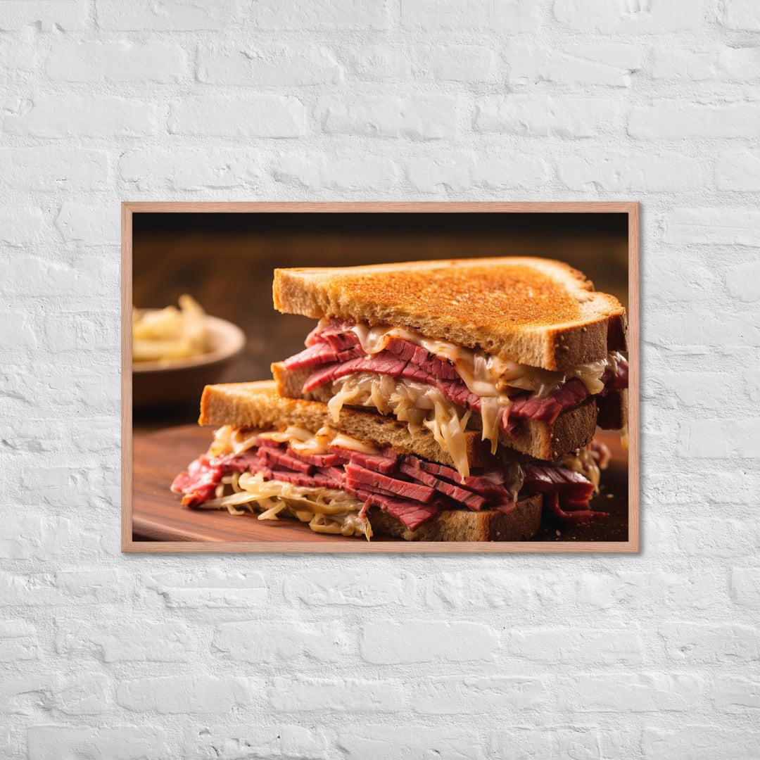 Reuben Sandwich Framed poster 🤤 from Yumify.AI