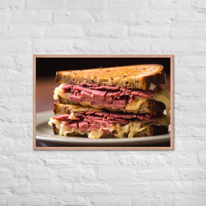 Reuben Sandwich Framed poster 🤤 from Yumify.AI