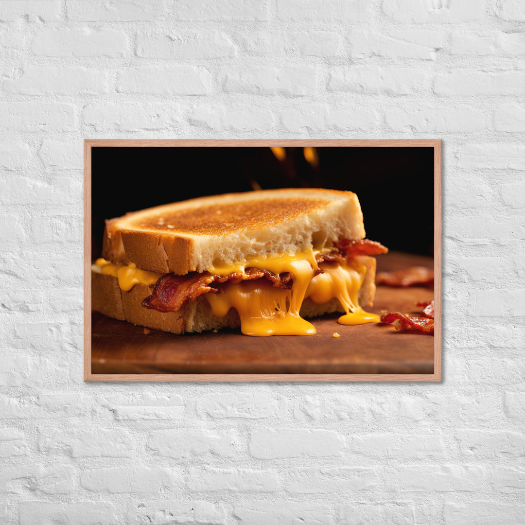 Grilled Cheese Sandwich Framed poster 🤤 from Yumify.AI